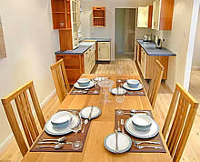 Kitchen/ Dining from Brocks Cottage